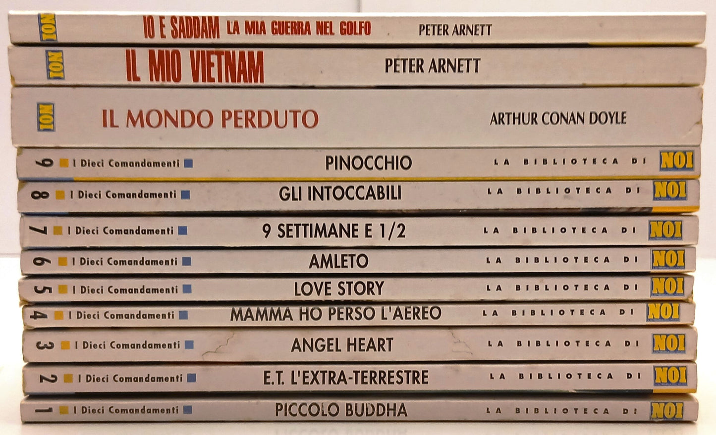 LN- I DIECI COMANDAMENTI 1/9 MONDO + PERDUTO MIO VIETNAM IO E SADDAM - NOI - XFS