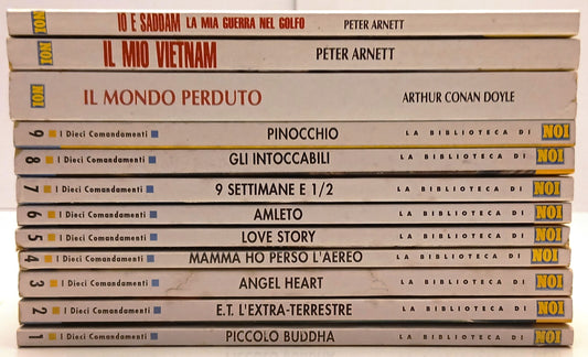 LN- I DIECI COMANDAMENTI 1/9 MONDO + PERDUTO MIO VIETNAM IO E SADDAM - NOI - XFS