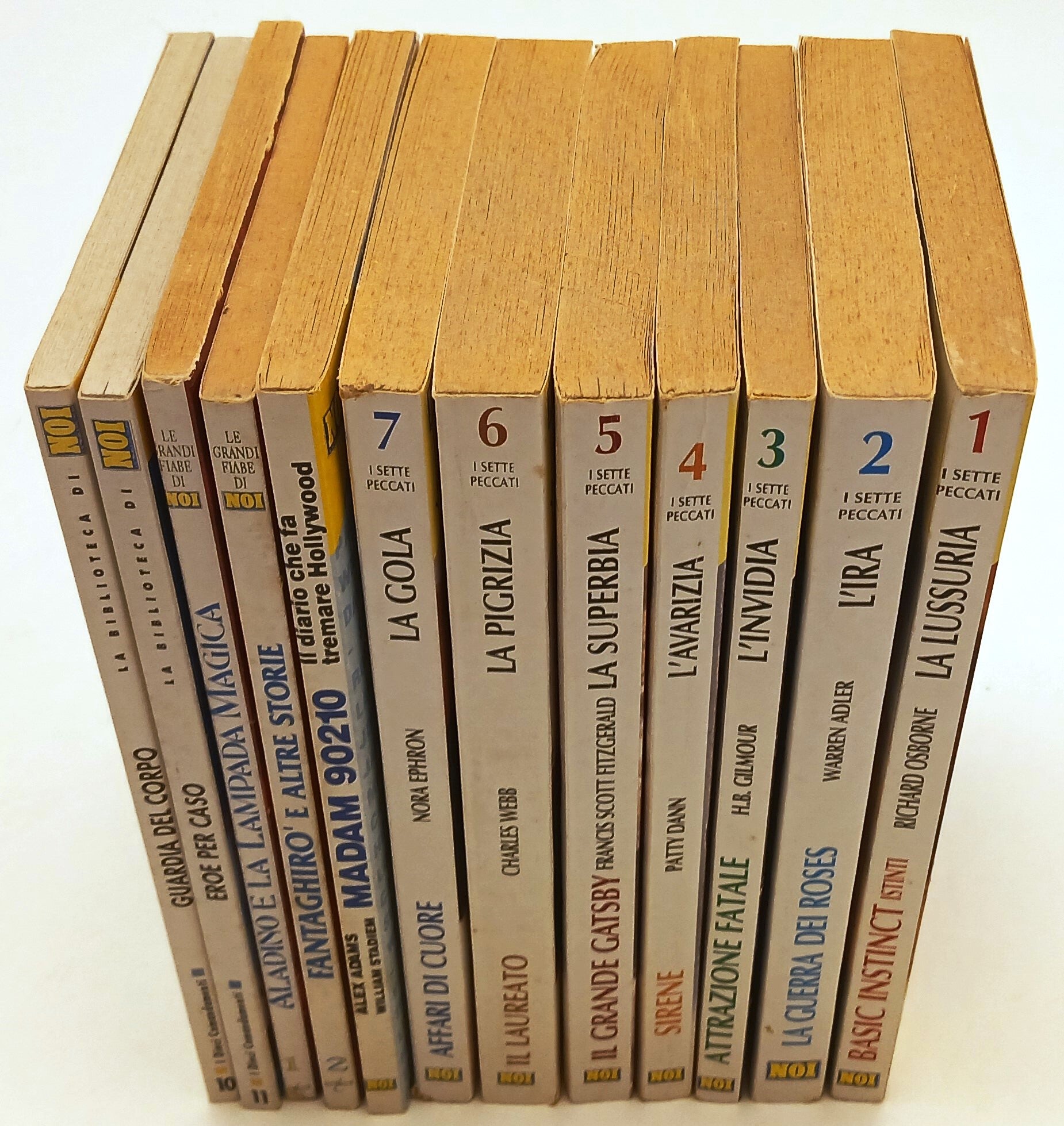 LN- I SETTE PECCATI 1/7 + 5 ROMANZI - BIBLIOTECA DI NOI - XFS