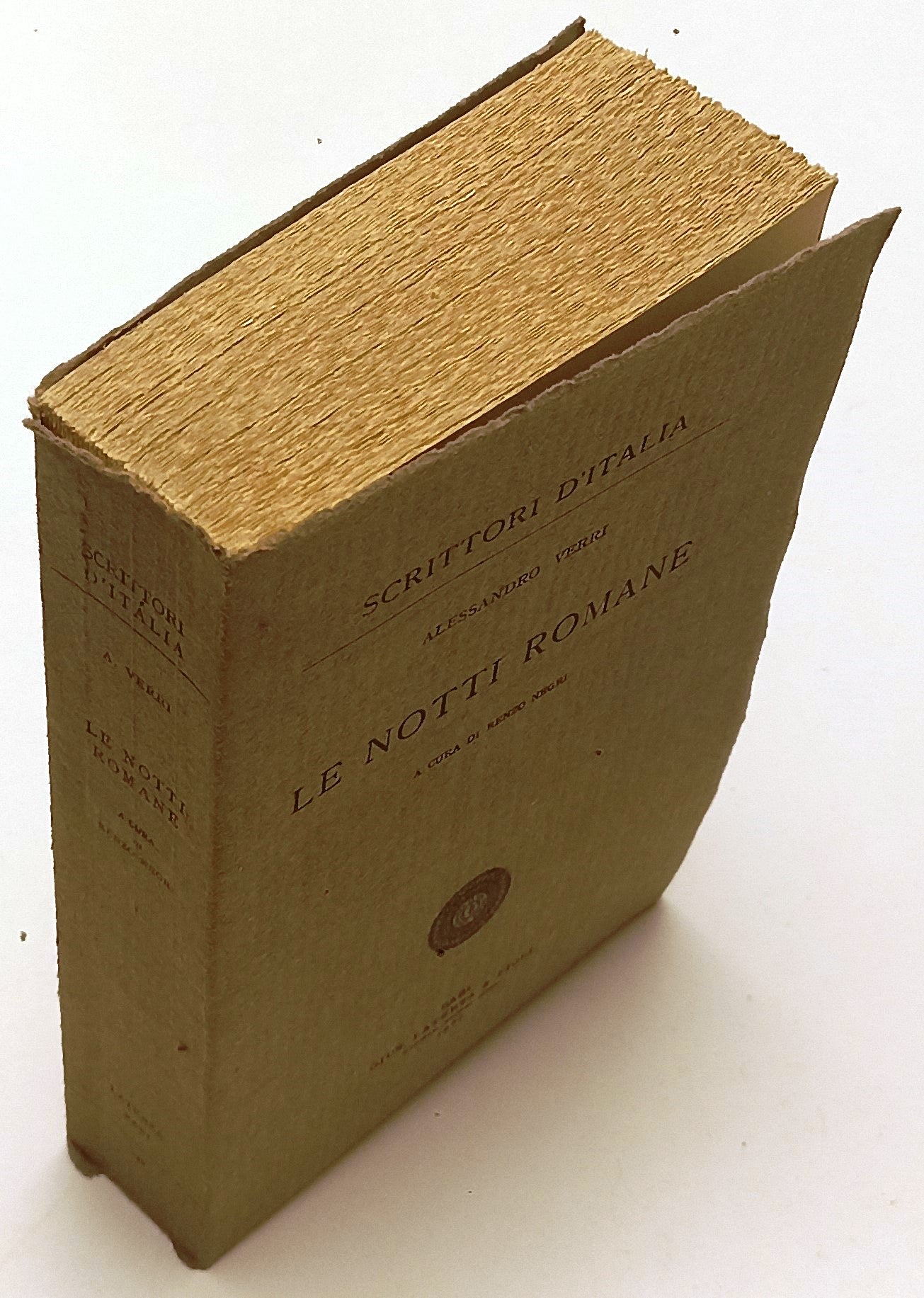 LN- LE NOTTI ROMANE - VERRI - LATERZA - SCRITTORI D'ITALIA -- 1967 - B - XFS125