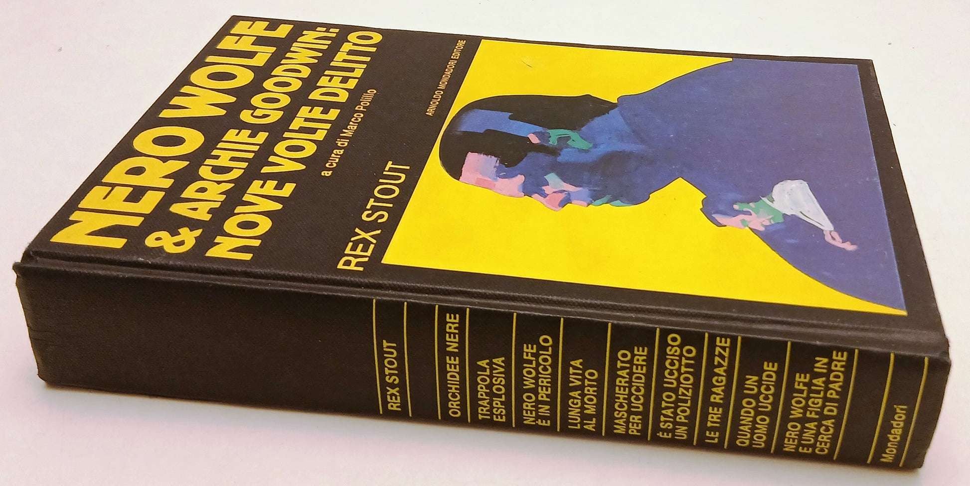 LG- NERO WOLFE ARCHIE GOODWIN NOVE VOLTE DELITTO- REX STOUT- MONDADORI- 1984- C- XFS