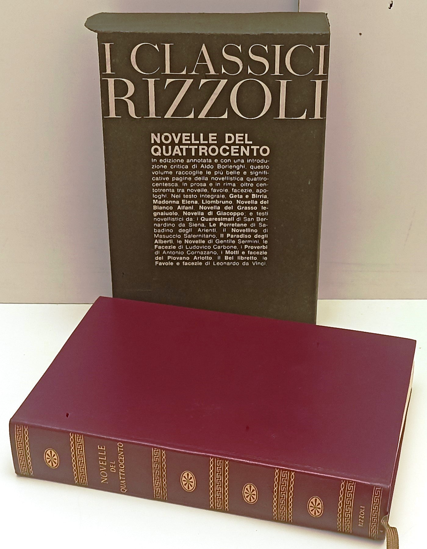 LN- NOVELLE DEL QUATTROCENTO -- CLASSICI RIZZOLI --- 1962 - C - XFS