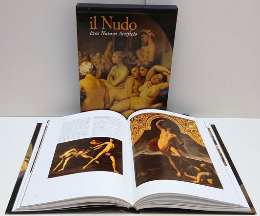 Il nudo Eros natura artificio - Gloria Fossi - Giunti- 1a ed.- cofanetto- ZFS319