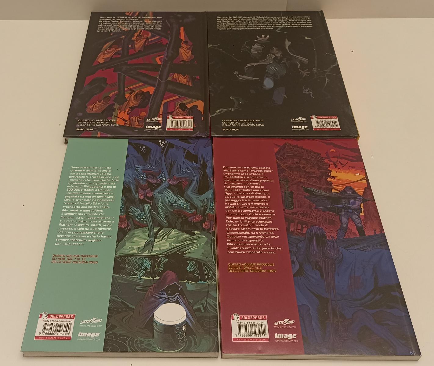 FV- OBLIVION SONG VOLUMI 1/4 - KIRKMAN - SALDAPRESS -- C/B- A24