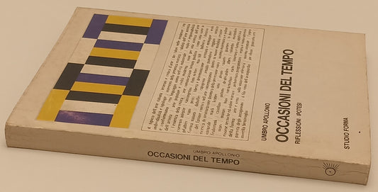 LT- OCCASIONI DEL TEMPO - UMBRO APOLLONIO - STUDIO FORMA --- 1979 - B - XFS197