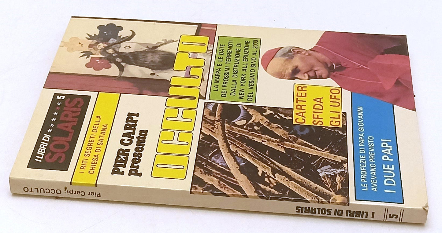 LZ- OCCULTO RITI SEGRETI SATANA- PIER CARPI- LIBRI DI SOLARIS 5- 1978- B- XFS147