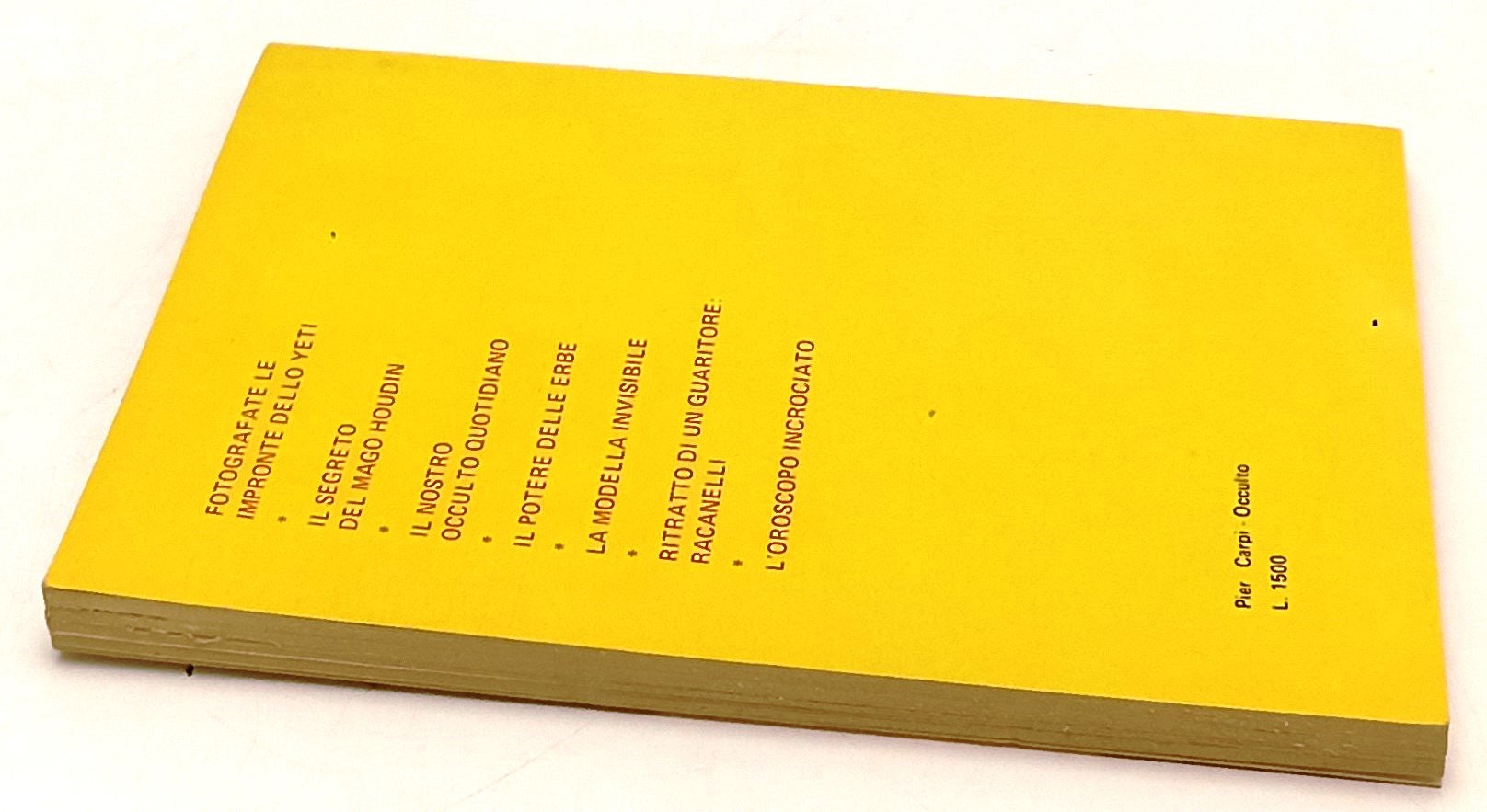 LZ- OCCULTO RITI SEGRETI SATANA- PIER CARPI- LIBRI DI SOLARIS 5- 1978- B- XFS147