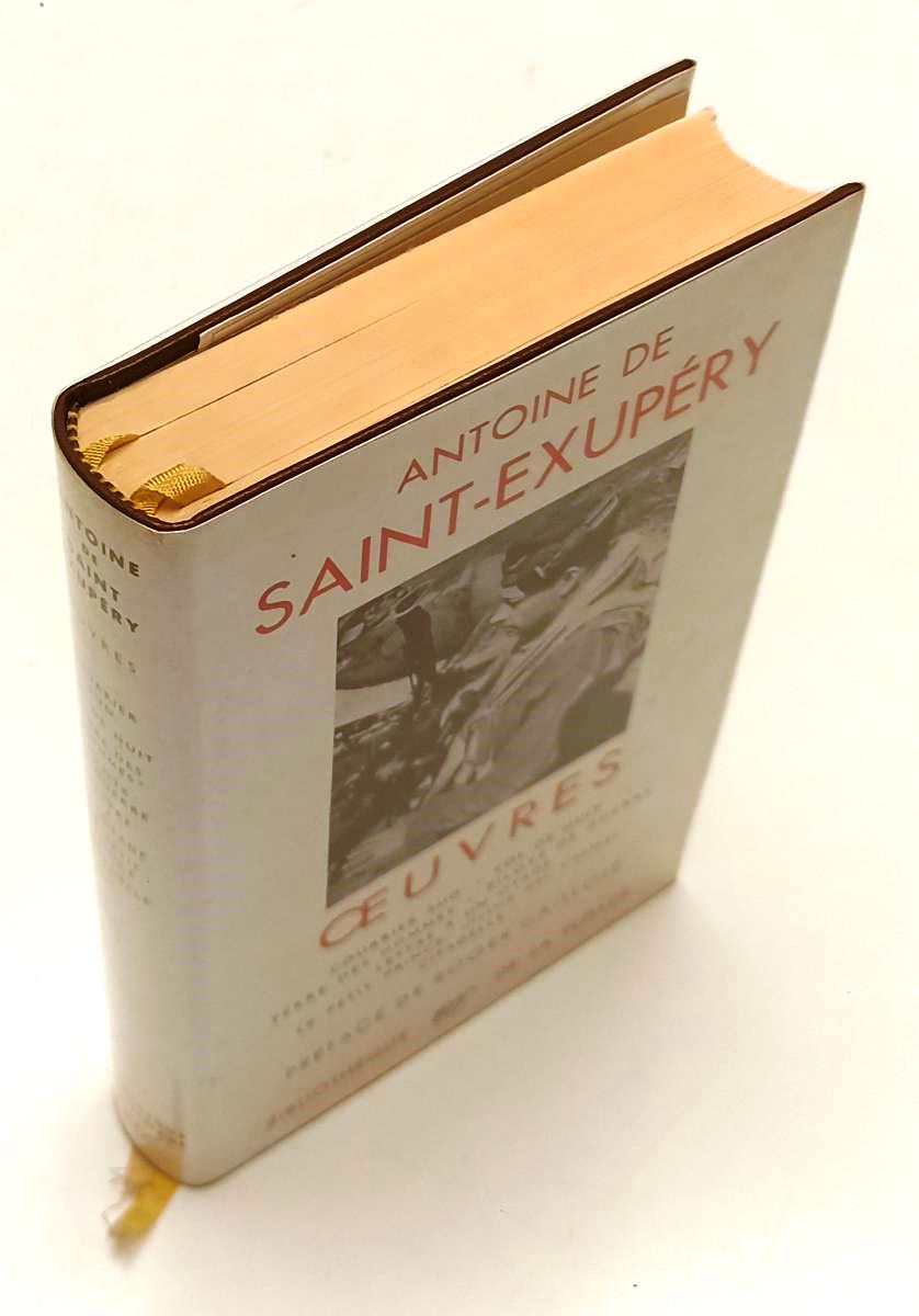 LN- OEUVRES- ANTOINE SAINT EXUPERY- BIBLIOTHEQUE NRF DE LA PLEIADE- 1957- CS-XFS