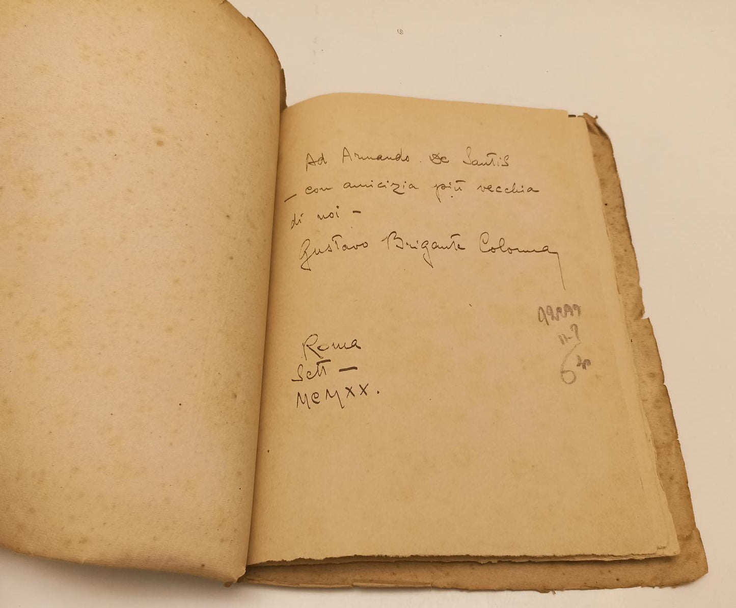 LN- L'OFFERTA RIME GUERRE E AMORE - BRIGANTE GUSTAVO COLONNA ---- 1920- B- XFS44