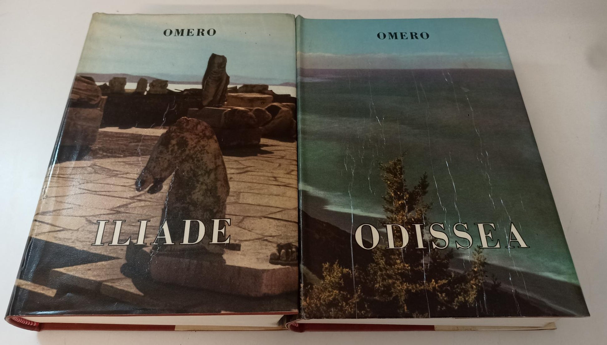 LN-- COFANETTO 2 VOLUMI ILIADE ODISSEA- OMERO MONTI PINDEMONTE- 1964- CS- YFS860