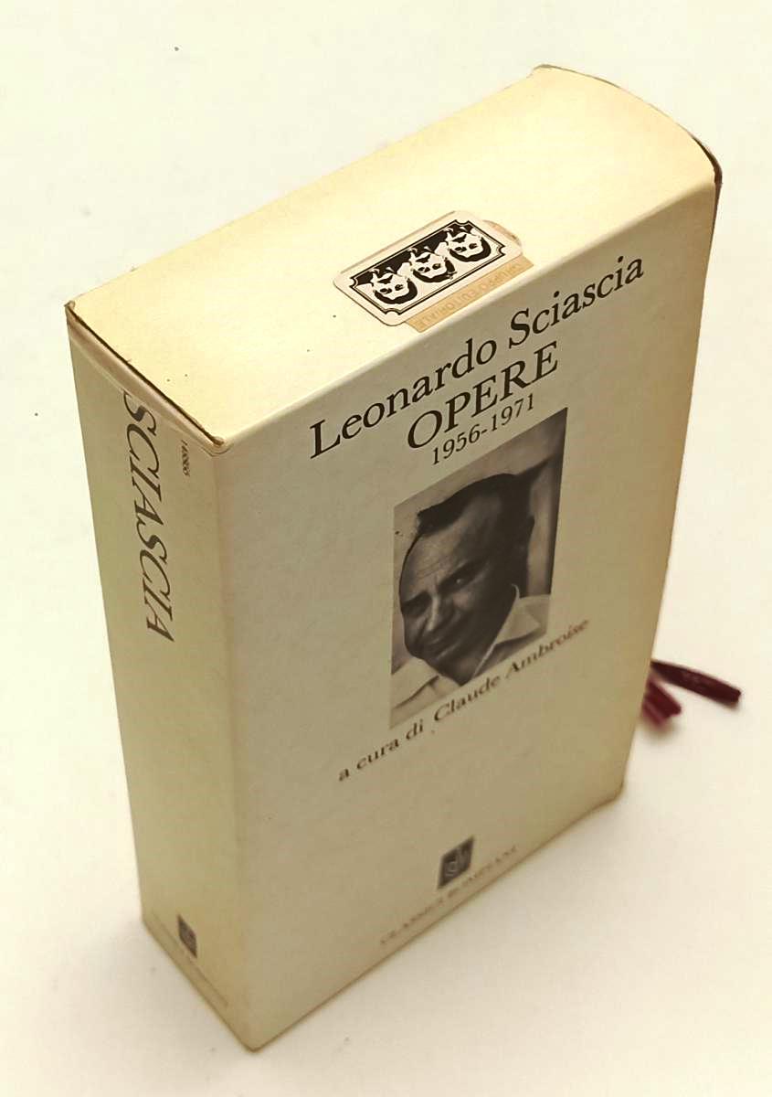 LN- OPERE 1956/1971 - LEONARDO SCIASCIA - BOMPIANI - CLASSICI- 1a- 1987- CS- XFS