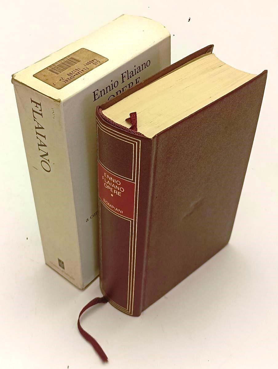 LN- OPERE SCRITTI POSTUMI - ENNIO FLAIANO - BOMPIANI- CLASSICI- 1a- 1988- C- XFS