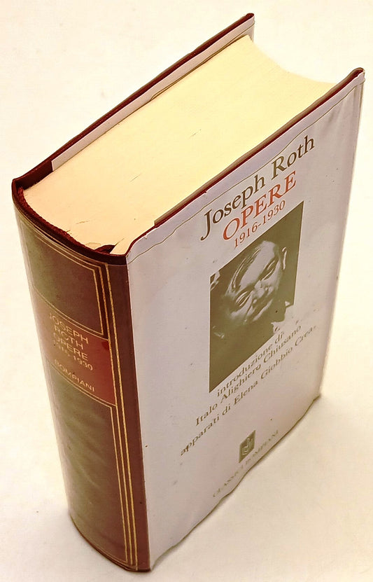 LN- OPERE 1916-1930 - JOSEPH ROTH - BOMPIANI - CLASSICI- 1a ED.- 1987- CS- ZFS73
