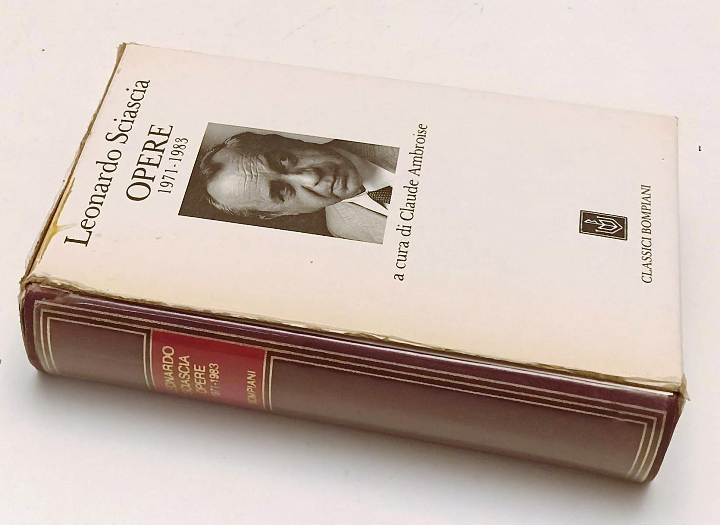 LN- OPERE 1971/1983 - LEONARDO SCIASCIA - BOMPIANI - CLASSICI- 1a- 1989- CS- XFS