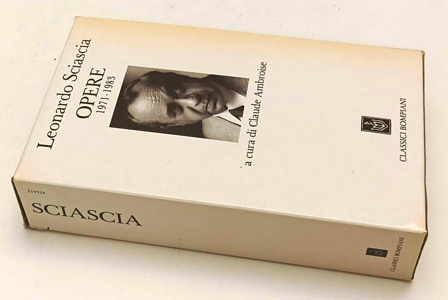 LN- OPERE 1971/1983 - LEONARDO SCIASCIA - BOMPIANI - CLASSICI- 1a- 1989- CS- XFS