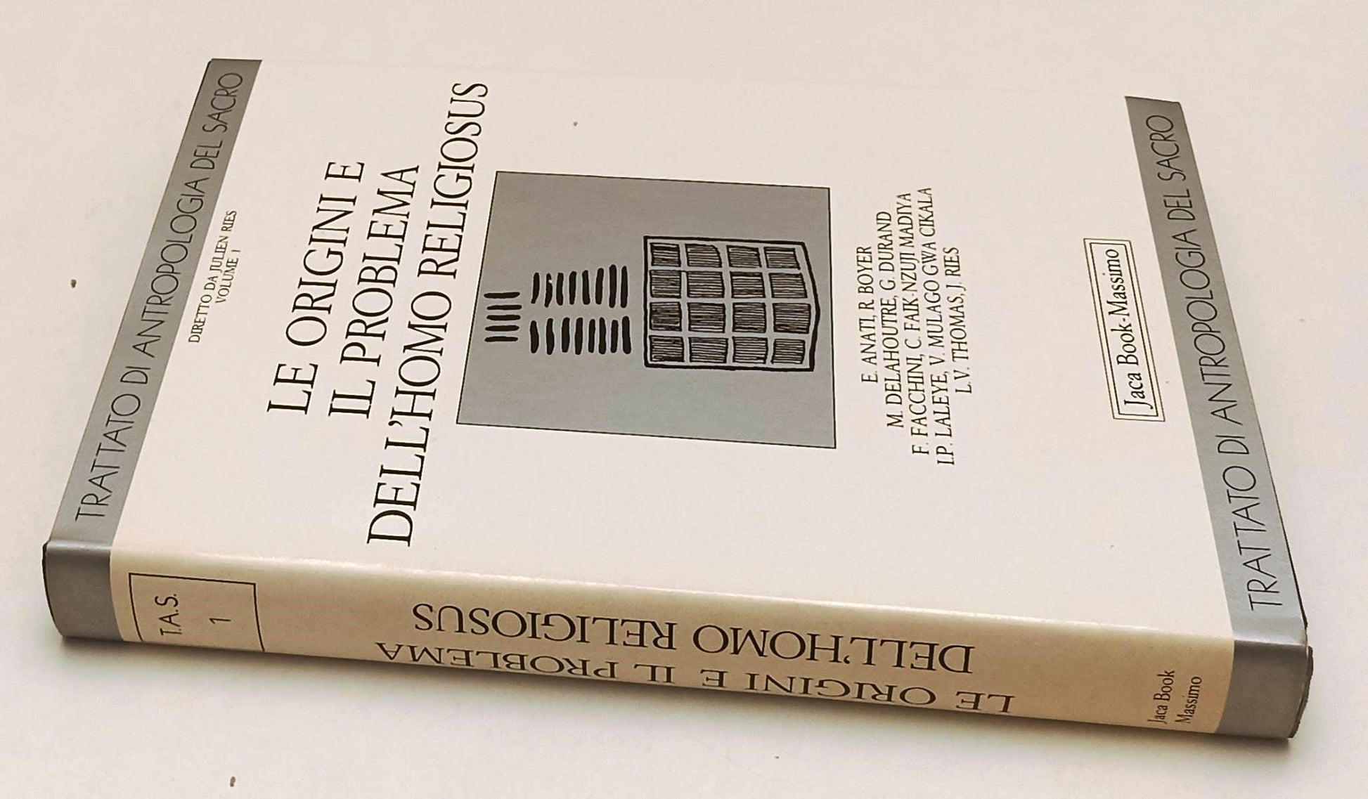 LS- LE ORIGINI E IL PROBLEMA DELL'HOMO RELIGIOSUS -- JACA BOOK --- 1989- CS- XFS