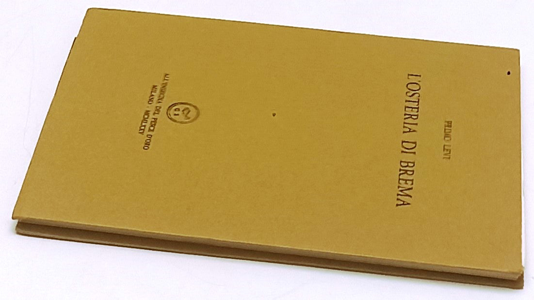 LT- L'OSTERIA DI BREMA - PRIMO LEVI - ALL'INSEGNA DEL PESCE D'ORO - 1975- XFS107