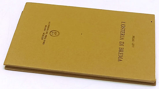 LT- L'OSTERIA DI BREMA - PRIMO LEVI - ALL'INSEGNA DEL PESCE D'ORO - 1975- XFS107