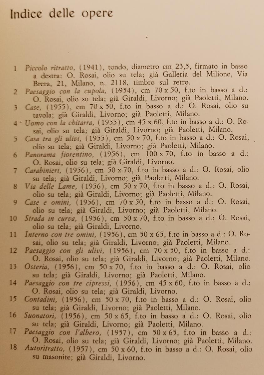 LT- OTTONE ROSAI - LUIGI CAVALLO - GALLERIA D'ARTE IL GOTICO --- 1972- B- XFS162