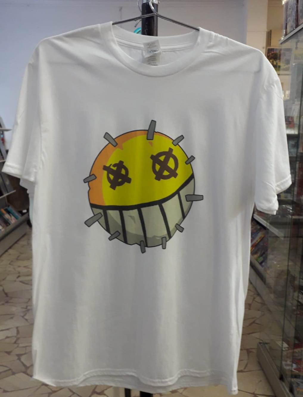 GF- MAGLIETTA T-SHIRT APEX BIANCA WHITE OVERWATCH JUNKRAT TAGLIA M