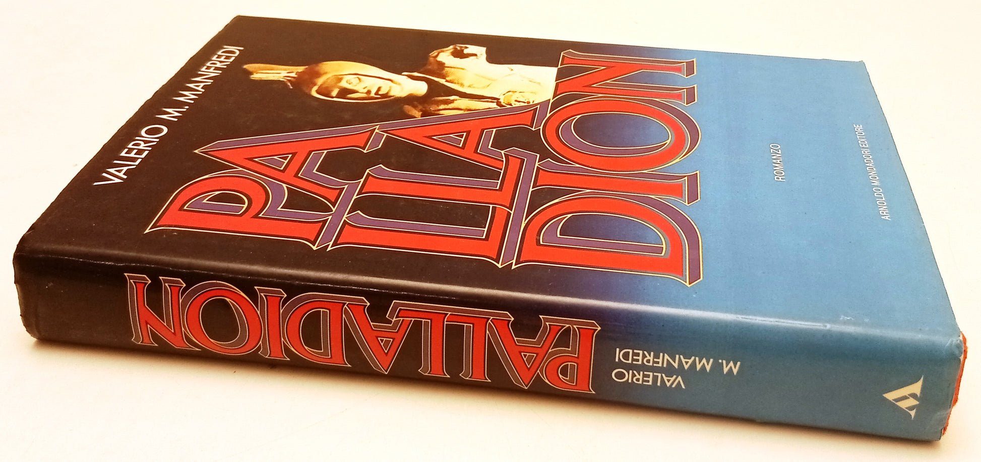 LN- PALLADION CON DEDICA AUTOGRAFA- VALERIO MANFREDI- MONDADORI- 1985- CS- ZFS48