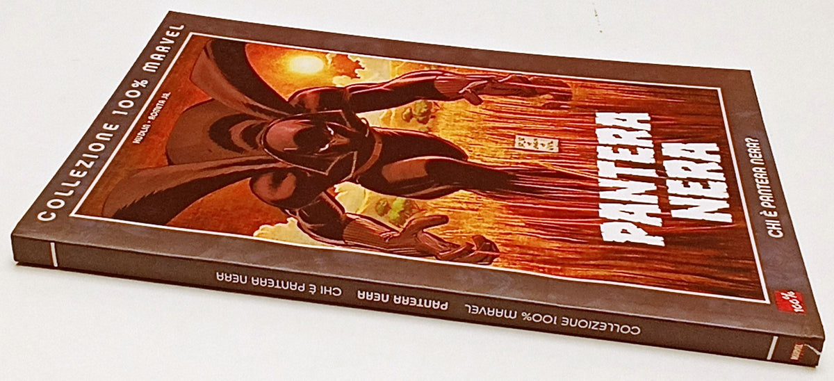 FV- COLLEZIONE 100% MARVEL CHI E' PANTERA NERA- HUDLIN ROMITA Jr.- PANINI- B-F25