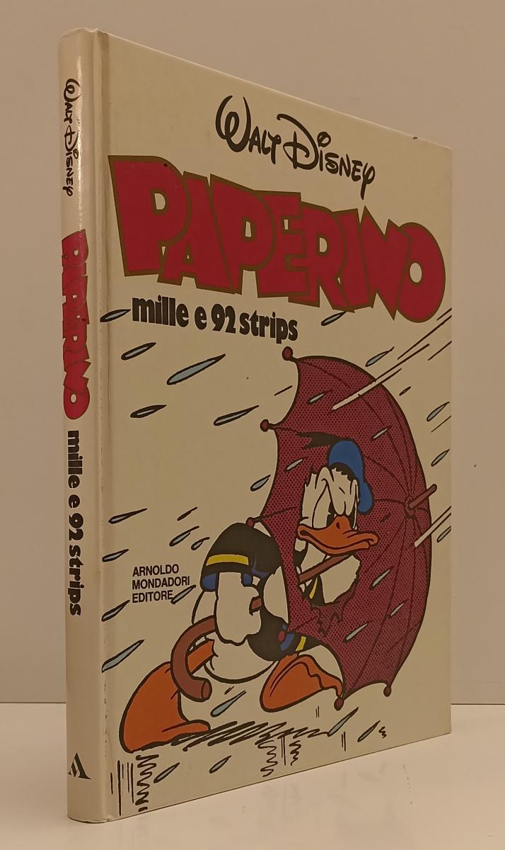 FD- PAPERINO MILLE E 92 STRIPS CARTONATO - WALT DISNEY - MONDADORI- 1992- C- C24