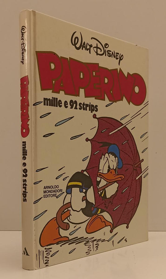 FD- PAPERINO MILLE E 92 STRIPS CARTONATO - WALT DISNEY - MONDADORI- 1992- C- C24