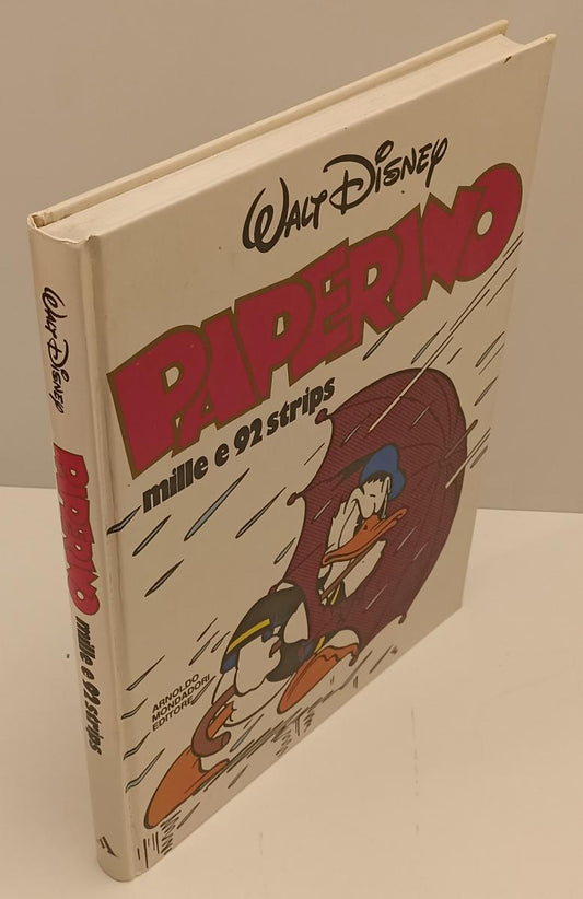 FD- PAPERINO MILLE E 92 STRIPS CARTONATO - WALT DISNEY - MONDADORI- 1992- C- C24