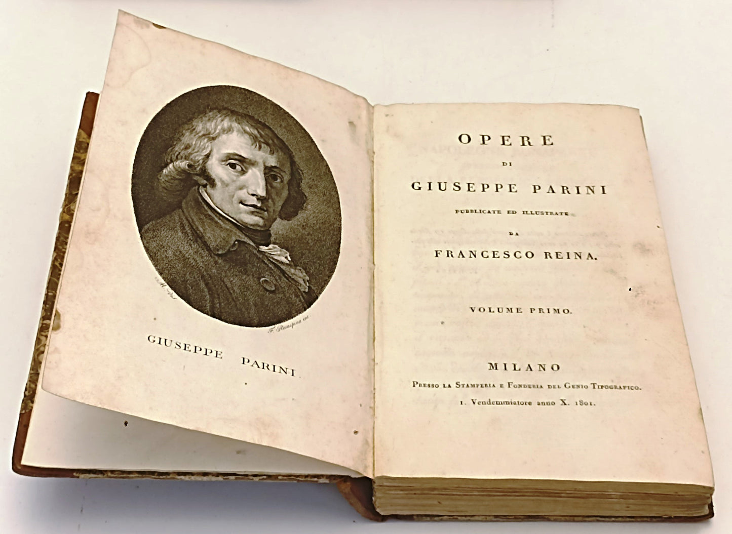 LH- OPERE 6 VOLUMI - GIUSEPPE PARINI Francesco Reina - 1081 - 1804 - C - XFS33