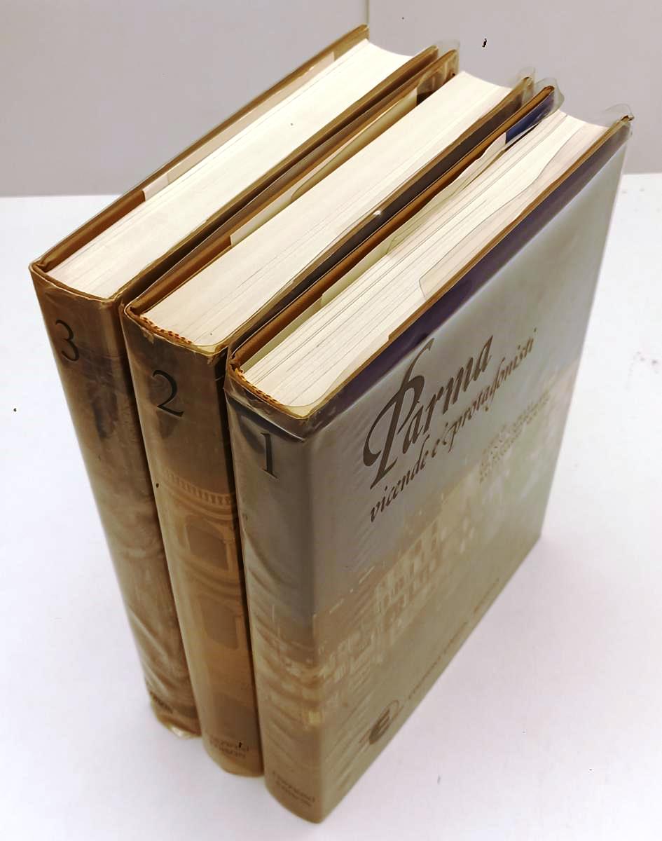 LT- PARMA VICENDE E PROTAGONISTI 3 VOLUMI - MOLOSSI - EDISON --- 1978 - CS- WPR