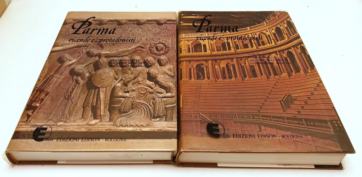 LT- PARMA VICENDE E PROTAGONISTI 3 VOLUMI - MOLOSSI - EDISON --- 1978 - CS- WPR