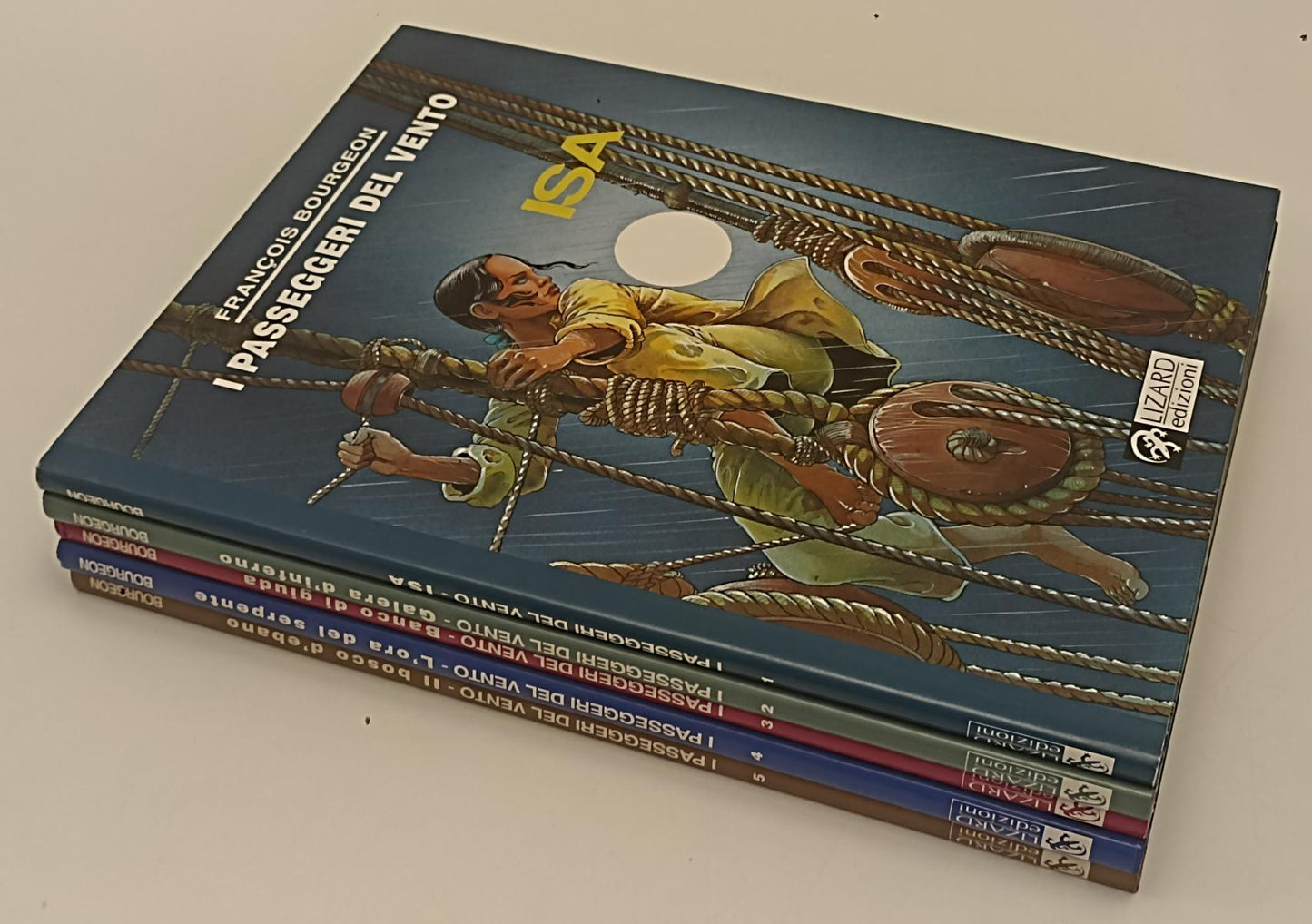 FV- I PASSEGGERI DEL VENTO VOLUMI 1/5 - FRANCOIS BOURGEON - LIZARD -- CS - C24