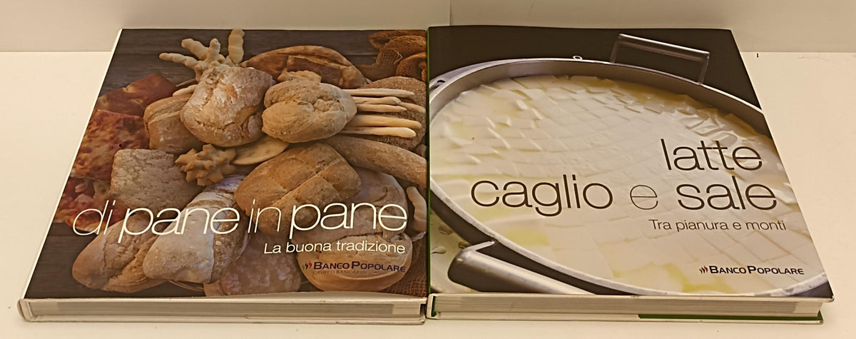 LK- 4 VOLUMI STRENNA 2013/2016 LATTE CAGLIO PANE PASTA- BANCA POPOLARE-CS-BLCP12