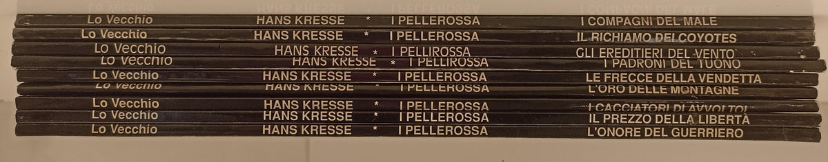 FV- I PELLEROSSA 9 VOLUMI - HANS KRESSE - EDITORIALE LO VECCHIO -- B - B24