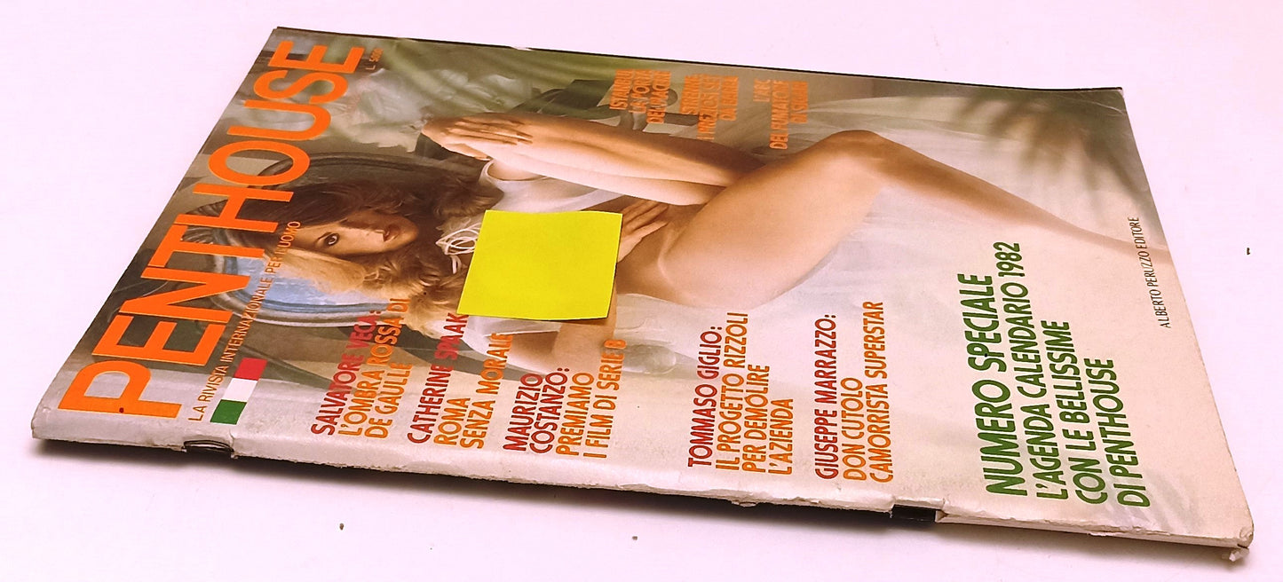 LX- RIVISTA PENTHOUSE DICEMBRE 1981 EROTICA - PERUZZO - RVSa582