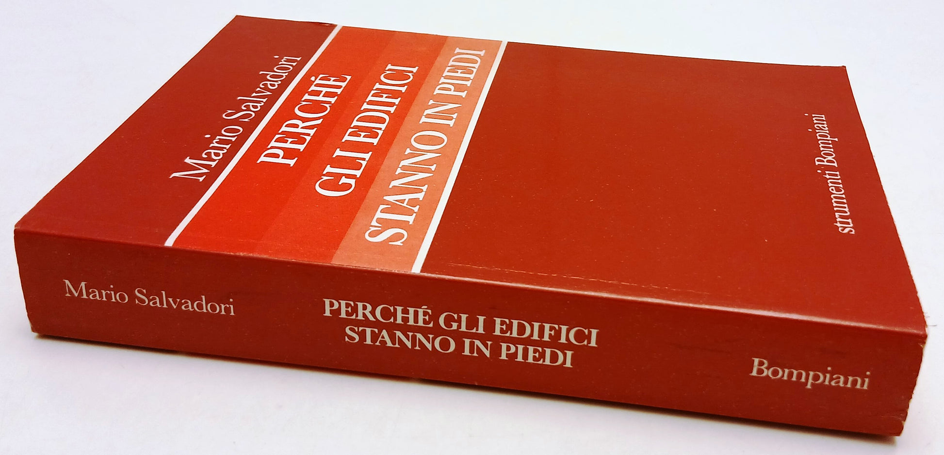 LZ- PERCHE' GLI EDIFICI STANNO IN PIEDI- MARIO SALVADORI- BOMPIANI- 1990- XFS134