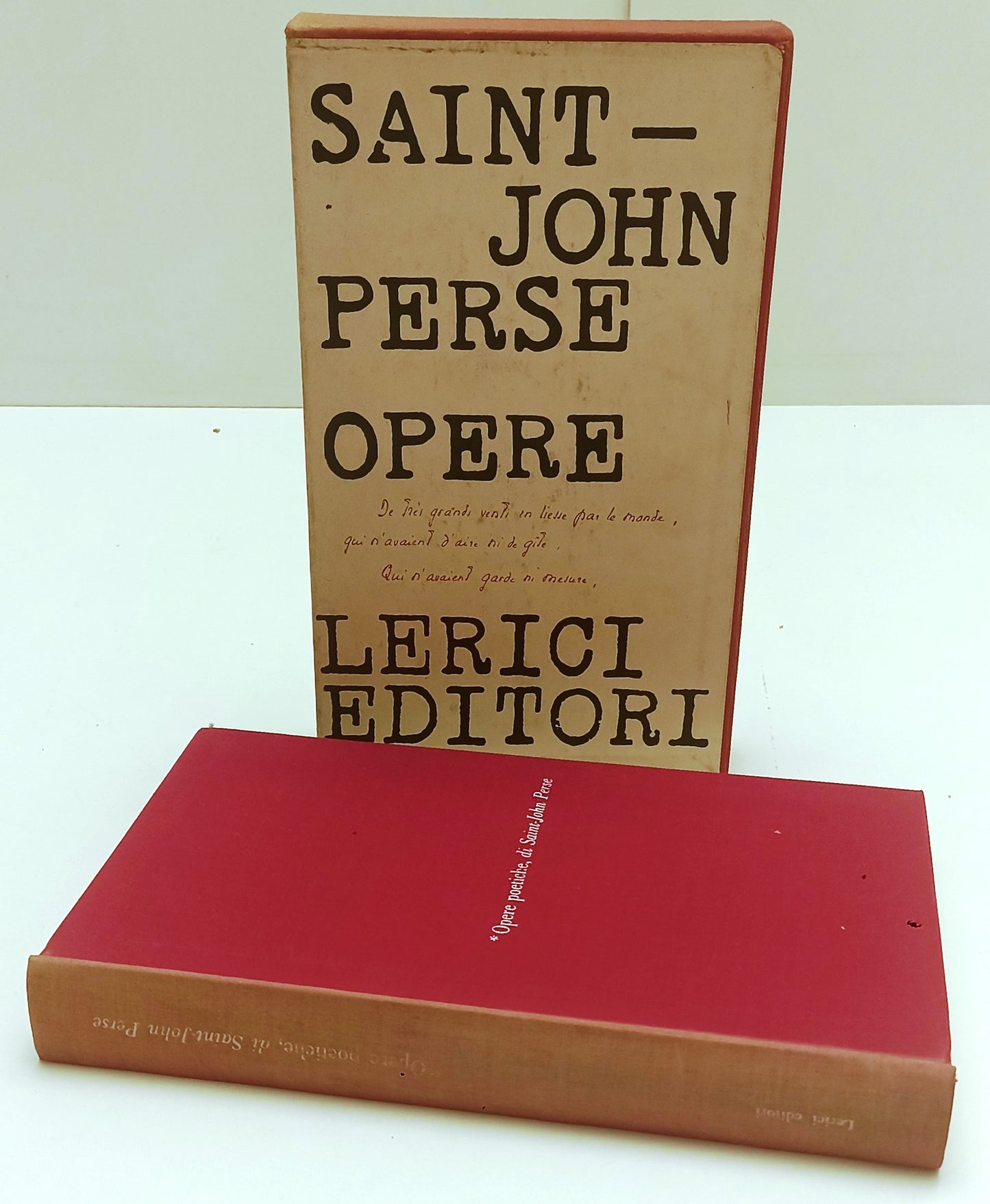 LN- OPERE POETICHE COFANETTO - SAINT-JOHN PERSE - LERICI --- 1960 - C - YFS492