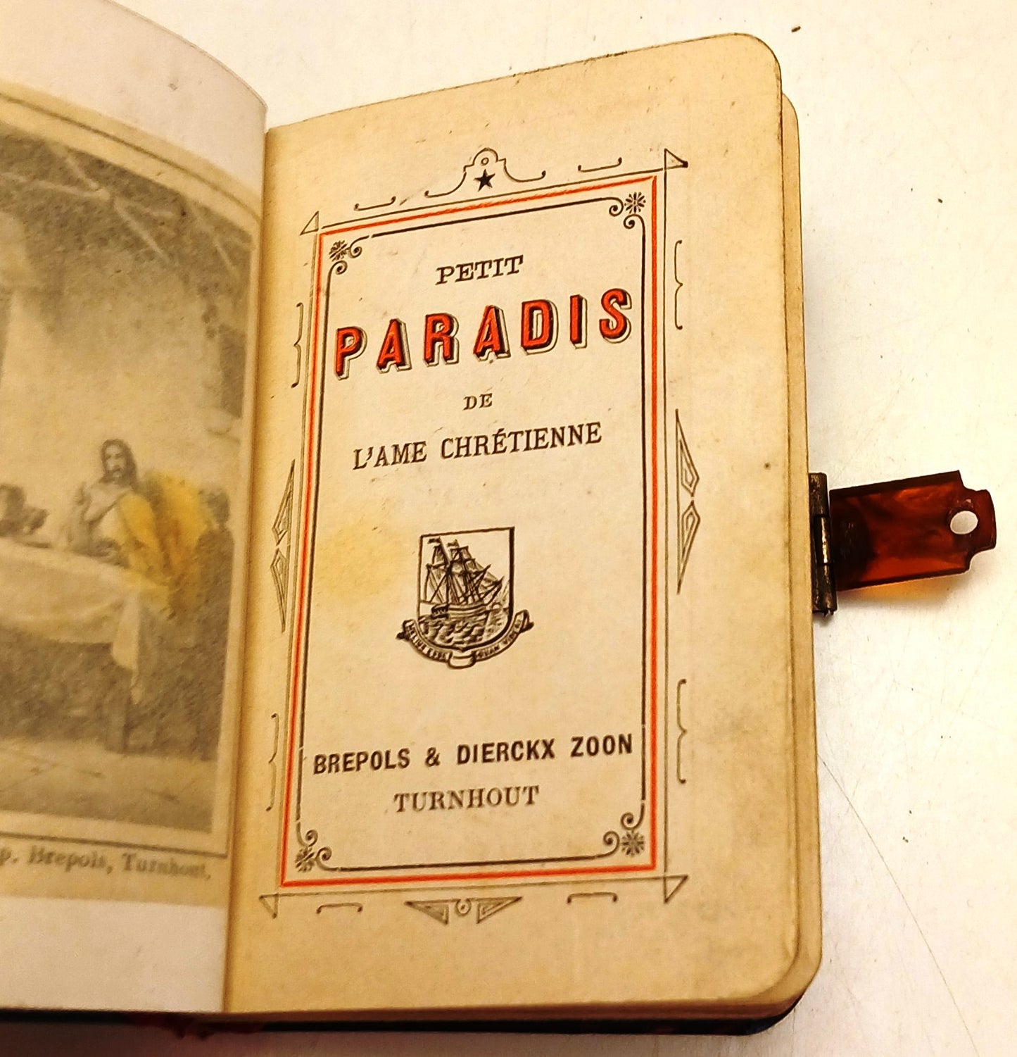Petit Paradis de l'ame' Chretienne Preghiere - Turnhout - 1899 - francese- LCH21