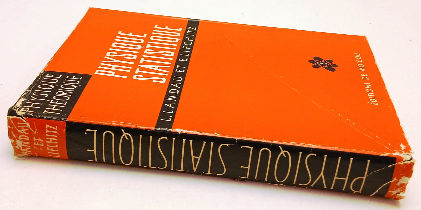 LZ- PHYSIQUE STATISTIQUE- LANDAU ET LIFCHITZ- MOSCOU- THEORIQUE- 1967- CS- ZFS63