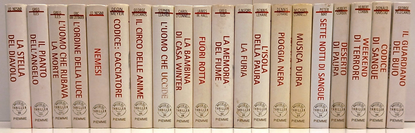 LG- LOTTO MAESTRI DEL THRILLER PIEMME LOTTO 20 PZ. - C - BLCP5