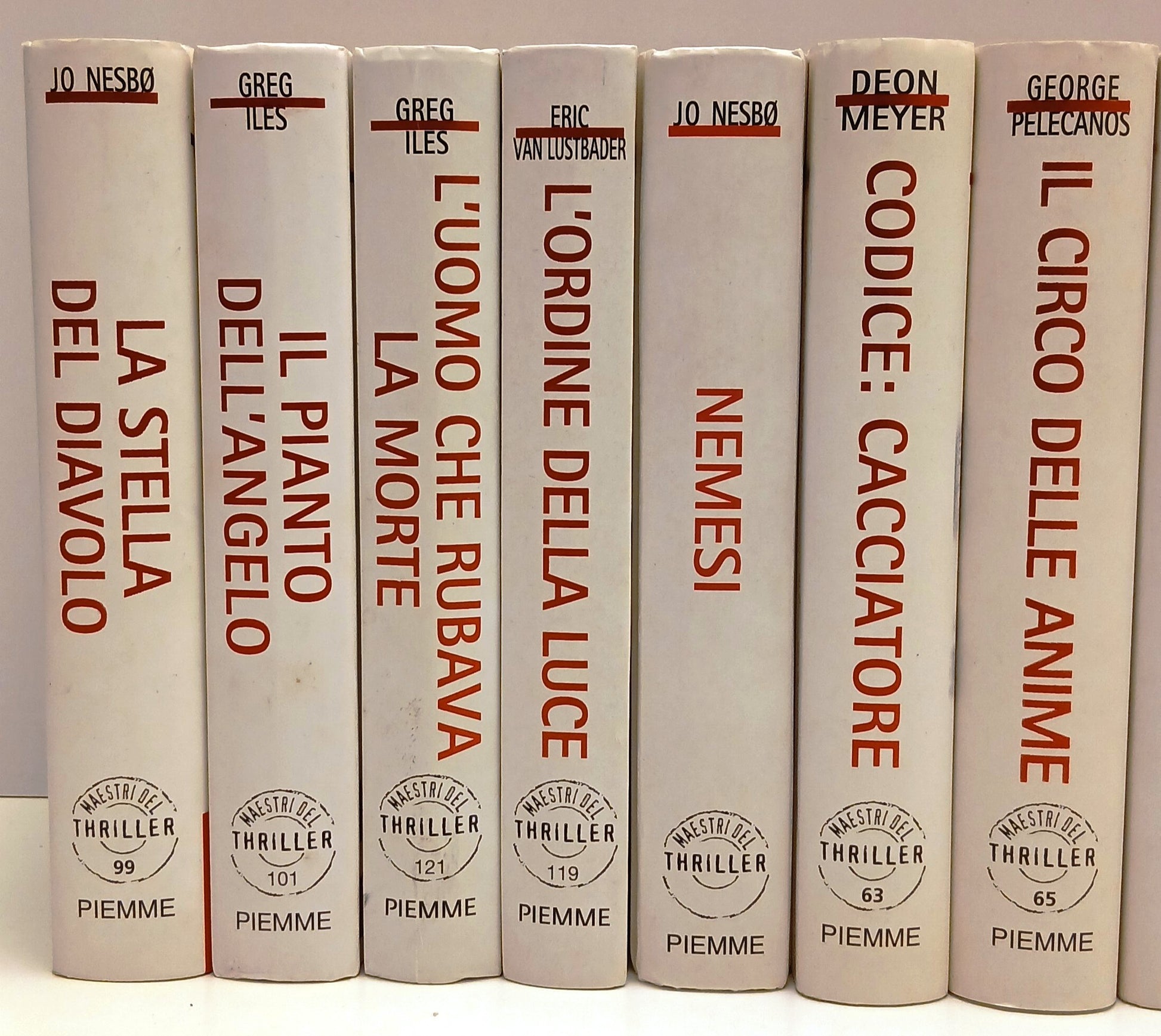 LG- LOTTO MAESTRI DEL THRILLER PIEMME LOTTO 20 PZ. - C - BLCP5