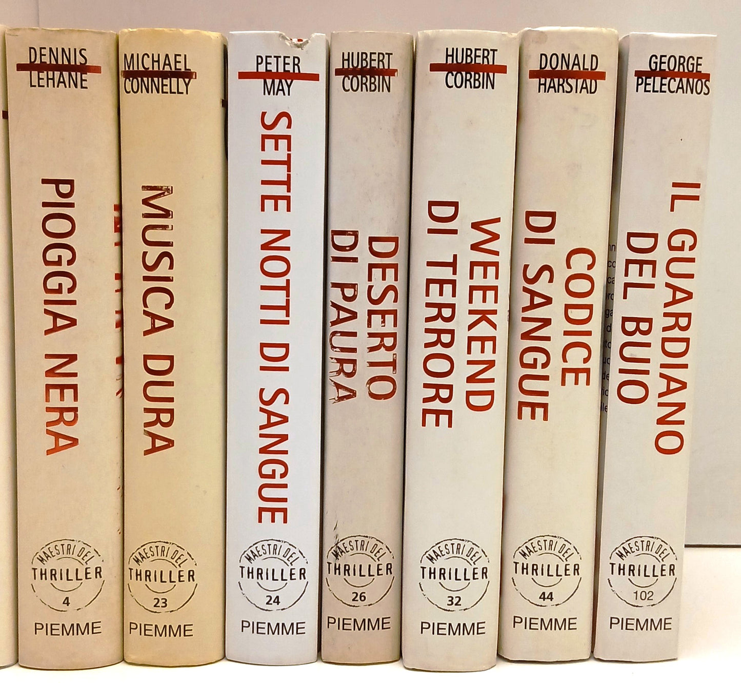 LG- LOTTO MAESTRI DEL THRILLER PIEMME LOTTO 20 PZ. - C - BLCP5