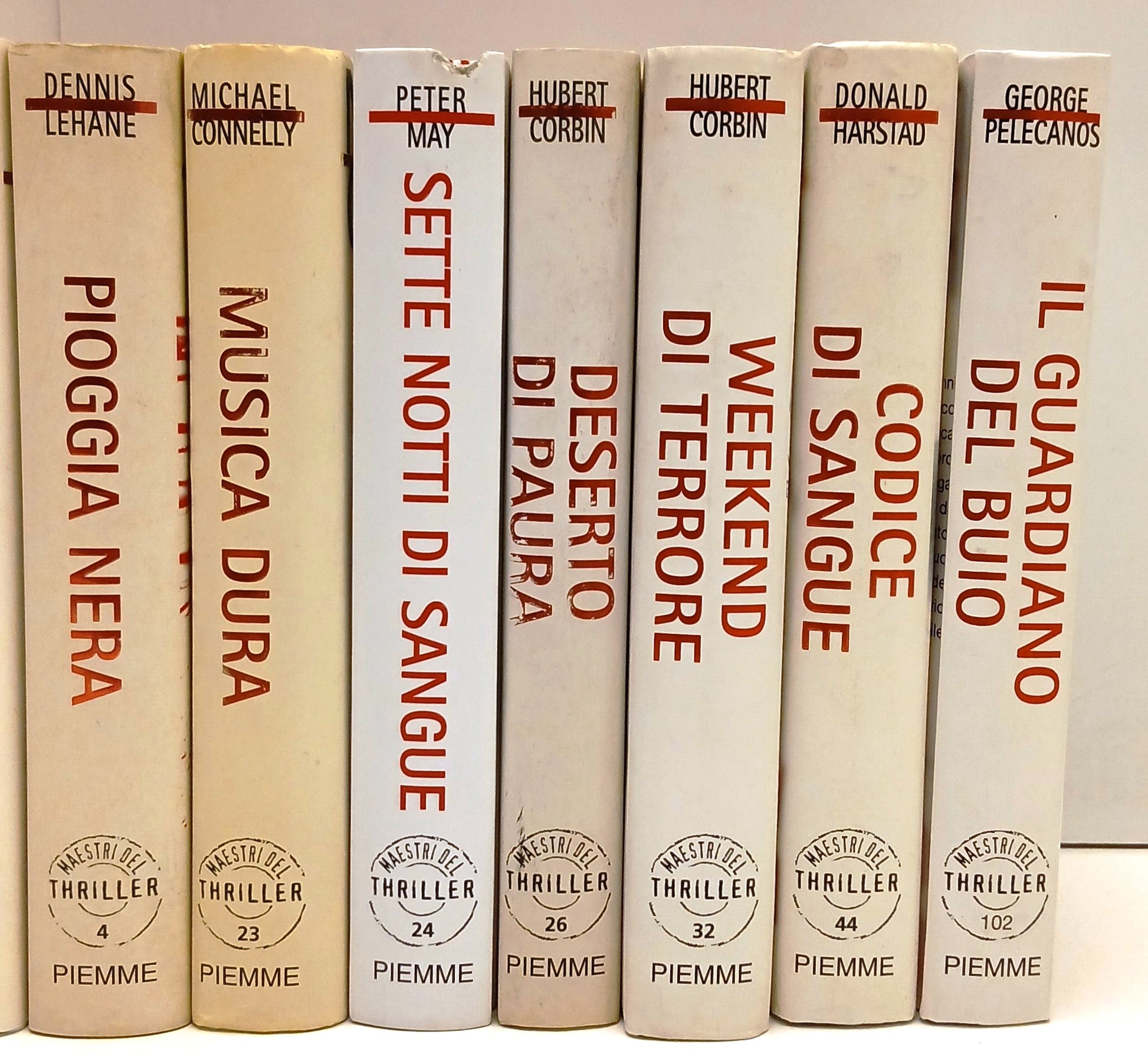 LG- LOTTO MAESTRI DEL THRILLER PIEMME LOTTO 20 PZ. - C - BLCP5