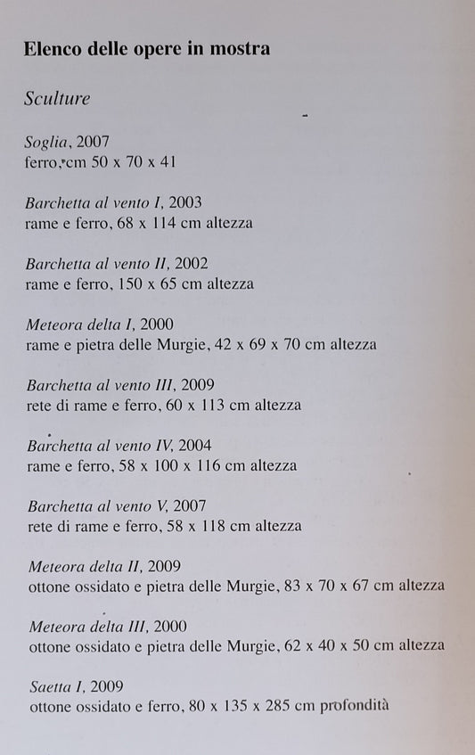 LT- PIETRO COLETTA TRA CIELO E TERRA CATALOGO N.2 -- SOLELUNA--- 2010- B- XFS165