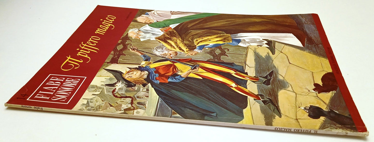 LB- FIABE SONORE N.14 IL PIFFERO MAGICO + disco 45 giri - FABBRI - RVSa747