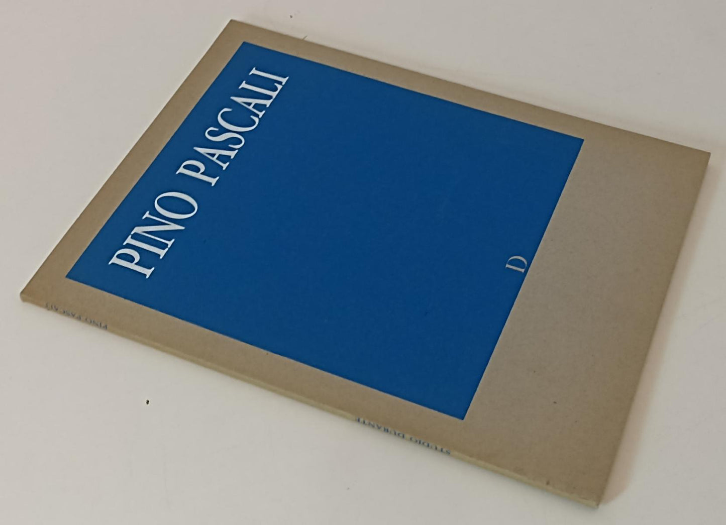 LT- PINO PASCALI CATALOGO MOSTRA - GUALDONI - STUDIO DURANTE --- 1990- B- XFS168