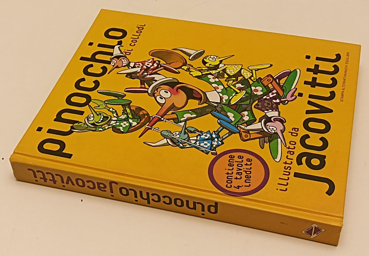 FV- PINOCCHIO COLLODI illustrato da JACOVITTI-- STAMPA ALTERNATIVA- 2001- C- C24