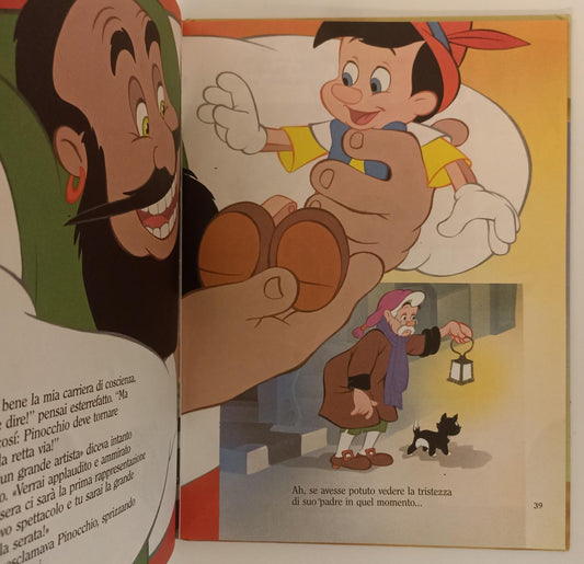LB- PINOCCHIO CARTONATO - WALT DISNEY - LIBRI PER RAGAZZI MONDADORI -- C - RGZ