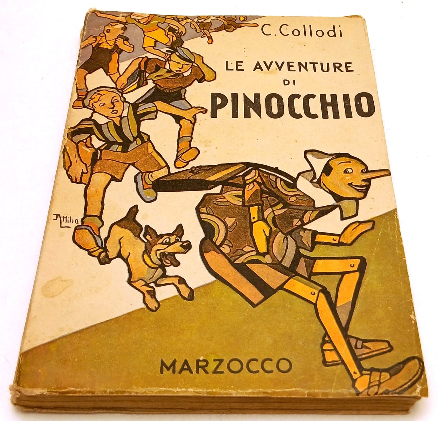 LB- LE AVVENTURE DI PINOCCHIO MUSSINO - COLLODI - MARZOCCO --- 1948 - B- XFS135